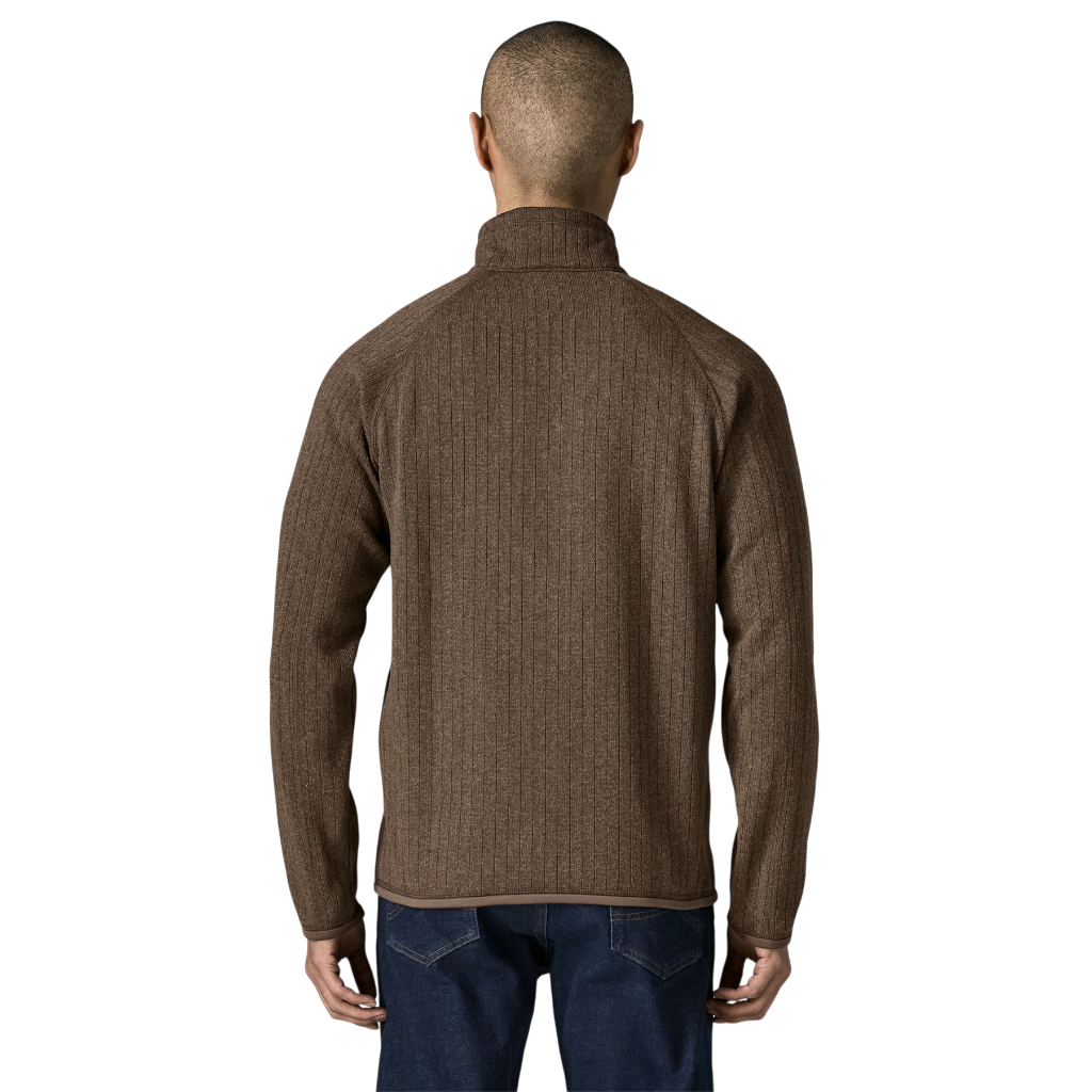Men's Better Sweater Jacket - Marlow Brown Rib Knit