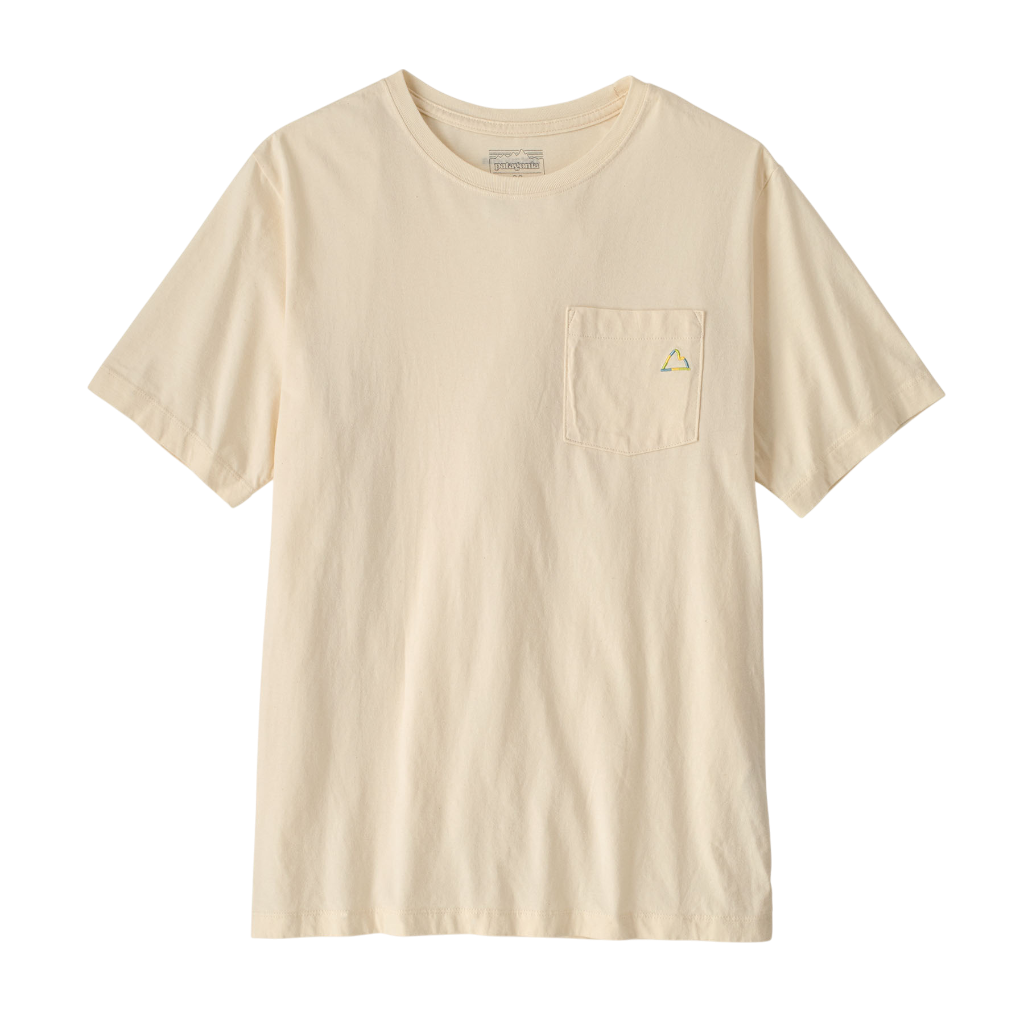 Men's Fitz Roy Massif Pocket Tee-Undyed Natural