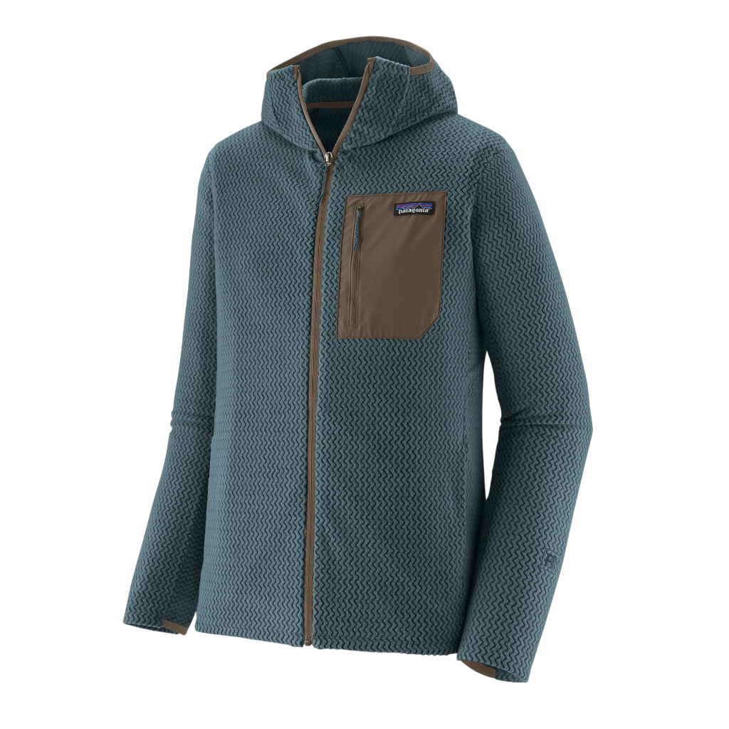 Men's R1 Air Full-Zip Hoody-Summit Blue