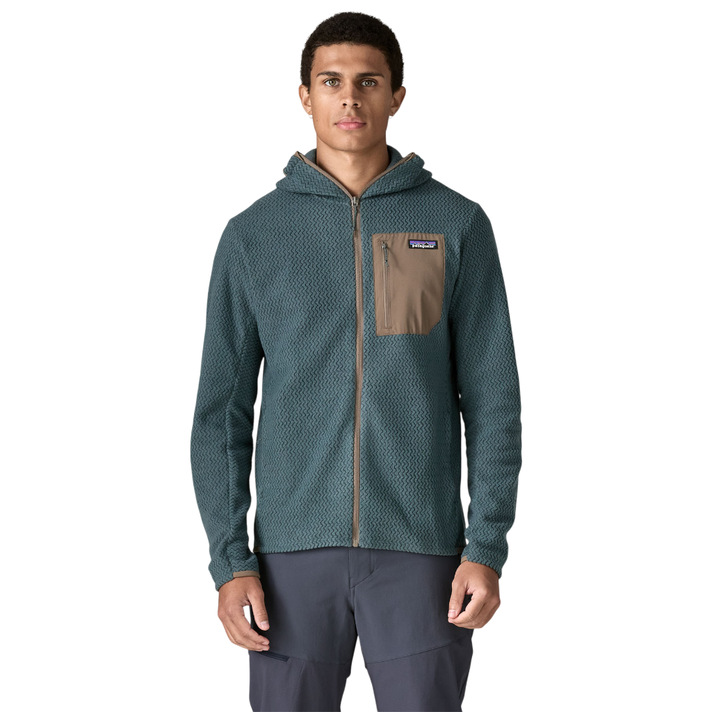 Men's R1 Air Full-Zip Hoody-Summit Blue