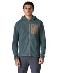Men's R1 Air Full-Zip Hoody-Summit Blue