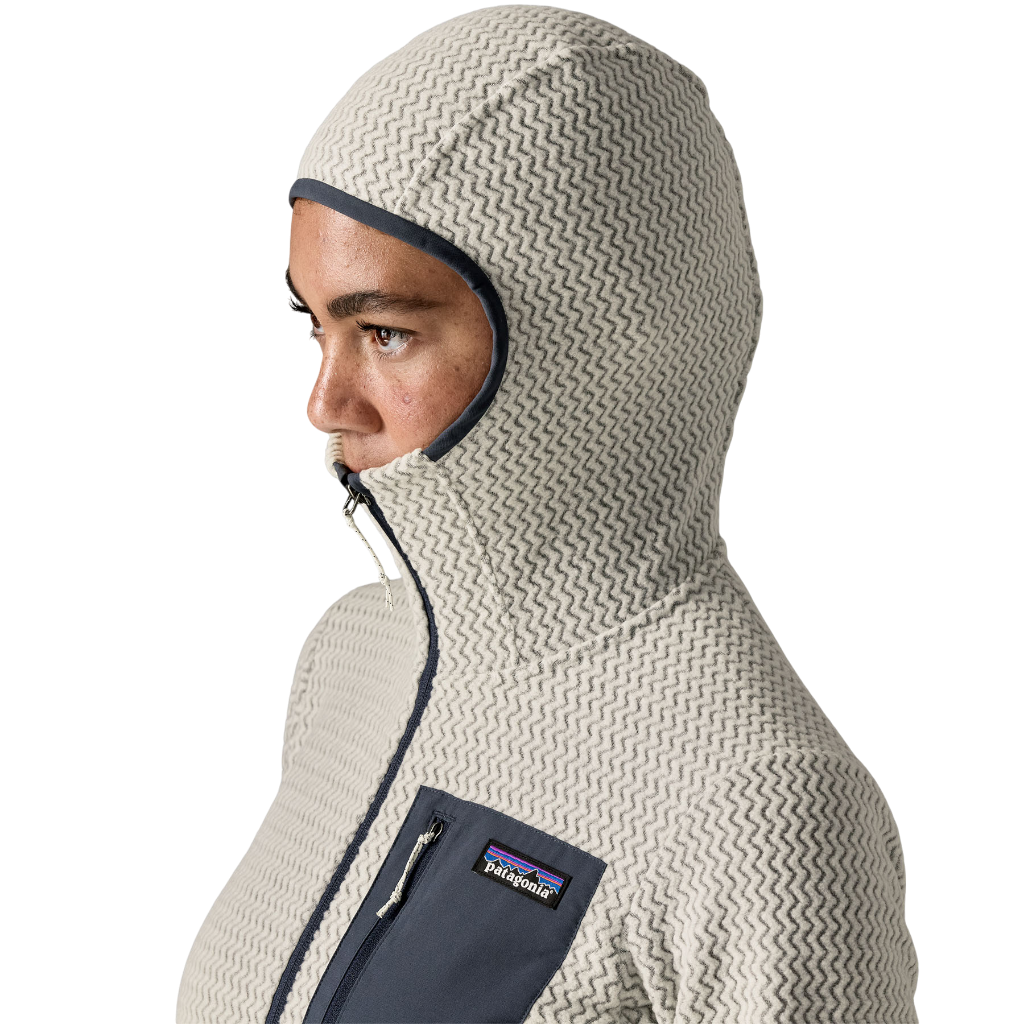 W'S R1 Air Full-Zip Hoody-Birch White