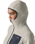 W'S R1 Air Full-Zip Hoody-Birch White