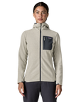 W'S R1 Air Full-Zip Hoody-Birch White