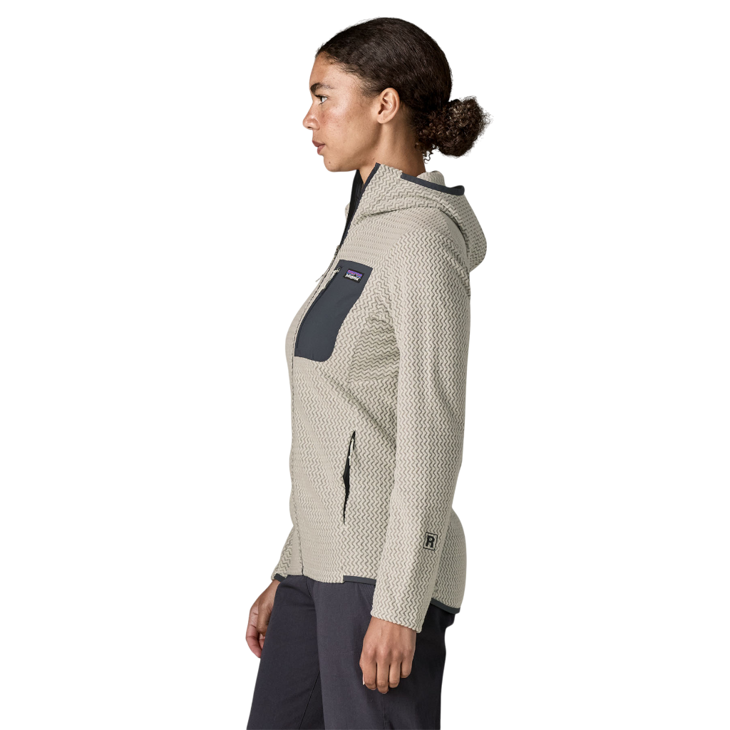 W'S R1 Air Full-Zip Hoody-Birch White