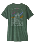 Women's Capilene® Cool Daily Shirt  - Cloud Crag-Canopy Green - Light Canopy Green X-Dye