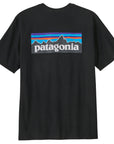 Patagonia Men's P-6 Logo Responsibili-Tee Black - Booley Galway