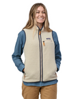 Women's Retro Pile Vest - Barnacle Blue