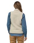 Women's Retro Pile Vest - Barnacle Blue