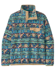 Patagonia Women's Light Weight Synchilla Snap-T Pullover High Hopes Geo / Salamander Green - Booley Galway