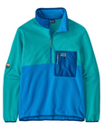 Patagonia Men's Microdini 1/2 Zip Fleece Pullover Vessel Blue - Booley Galway