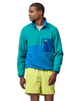 Patagonia Men's Microdini 1/2 Zip Fleece Pullover Vessel Blue - Booley Galway