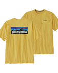 Patagonia Men's P-6 Logo Responsibili-Tee Milled Yellow - Booley Galway