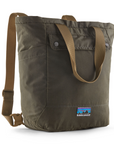 Patagonia Waxed Tote Bag 27L Basin Green - Booley Galway