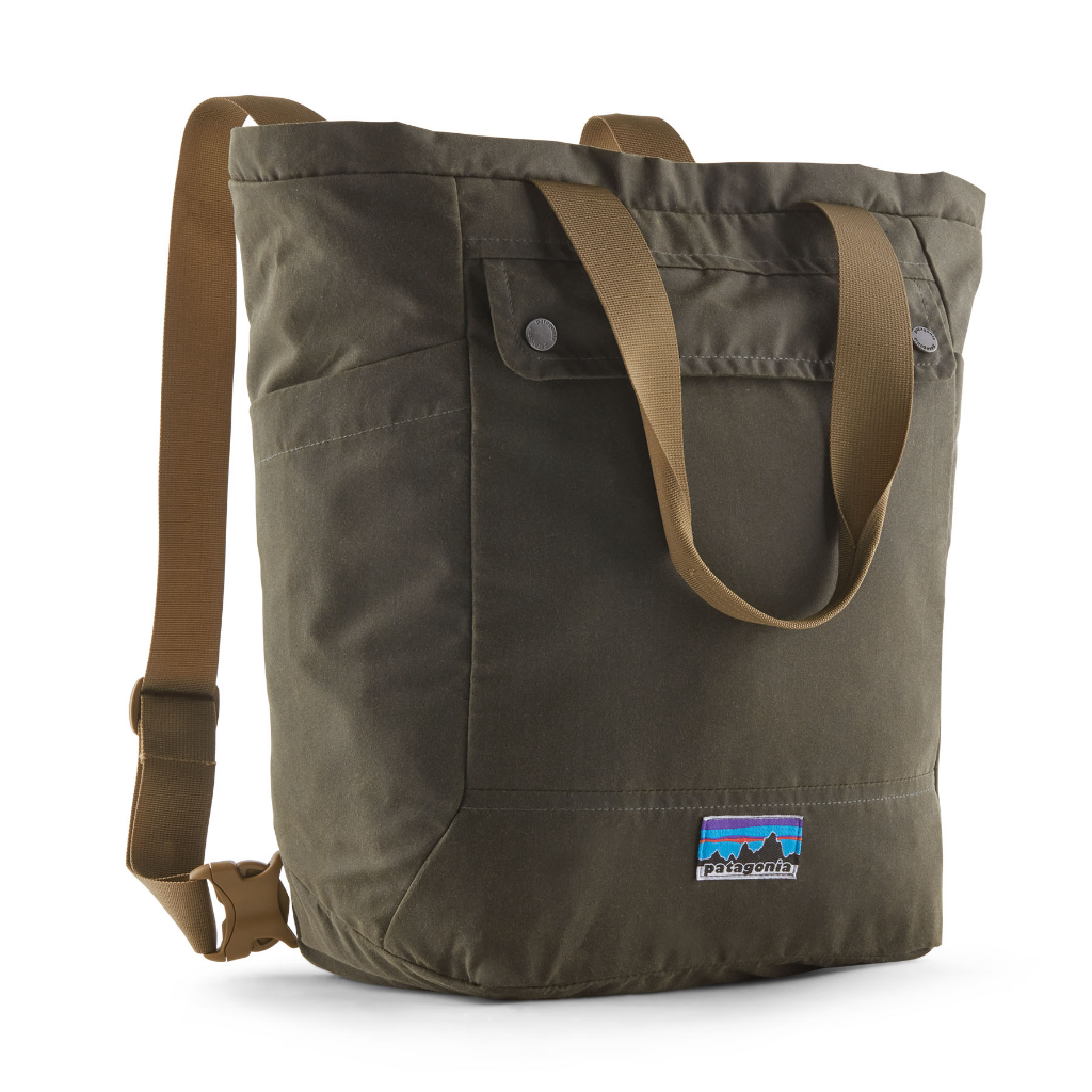Waxed Tote Bag 27L - Basin Green
