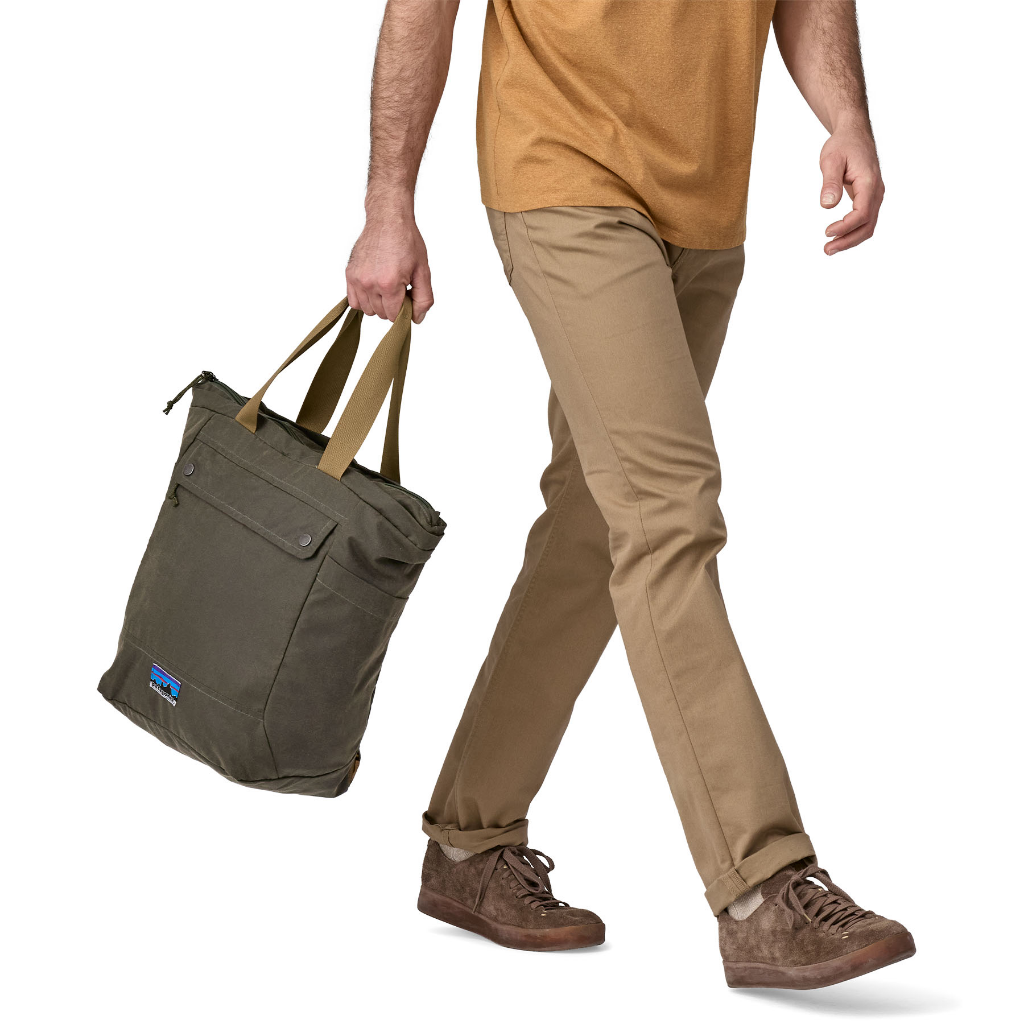 Patagonia Waxed Tote Bag 27L - Booley Galway