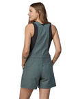Women's Stand Up Overalls 5 in - River Rock Green