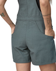 Women's Stand Up Overalls 5 in - River Rock Green