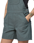 Women's Stand Up Overalls 5 in - River Rock Green