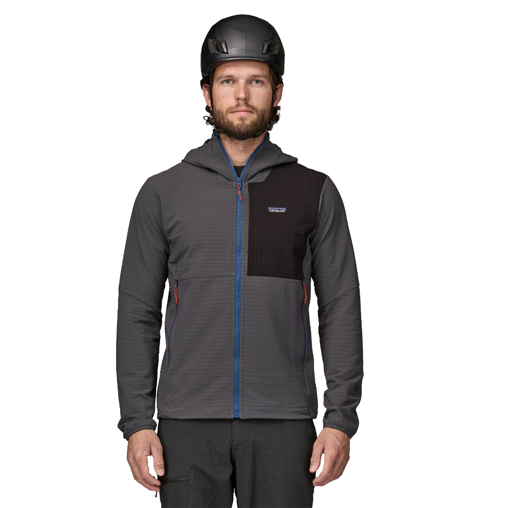 Patagonia Men&#39;s R1 TechFace Hoody Forge Grey - Booley Galway