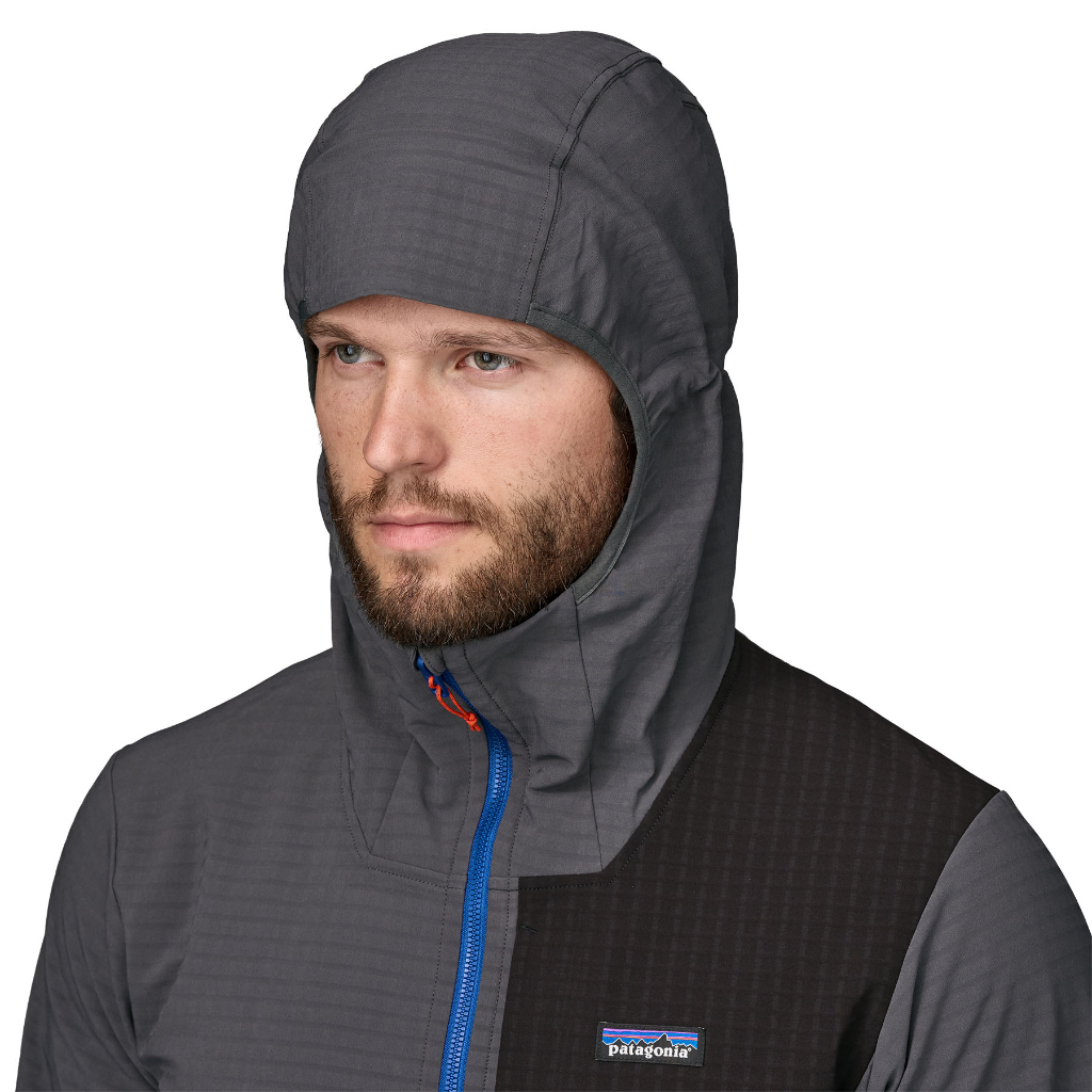 Patagonia Men&#39;s R1 TechFace Hoody Forge Grey - Booley Galway