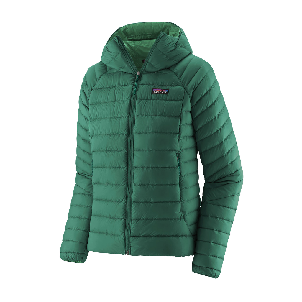 Patagonia Women&#39;s Down Sweater Hoody Conifer Green - Booley Galway