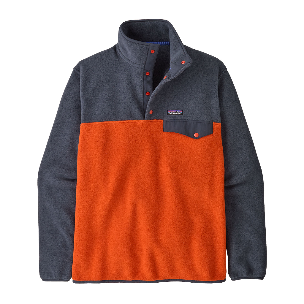Men's Lightweight Synchilla Snap-T Pullover - Pollinator Orange