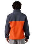 Patagonia Men's Lightweight Synchilla Snap-T Pullover Pollinator Orange - Booley Galway