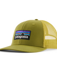 Patagonia P-6 Logo Trucker Hat Graze Green - Booley Galway