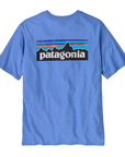 Patagonia Men's P-6 Logo Responsibili-Tee Abundant Blue - Booley Galway