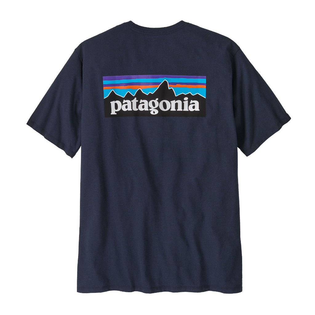 Patagonia Men's P-6 Logo Responsibili-Tee New Navy - Booley Galway