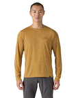 Patagonia Men's Capilene Cool Daily Graphic L/S Strataspire / Beeswax Tan X-Dye - Booley Galway