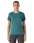 Patagonia Women's Capilene Cool Daily Graphic S/S '73 Skyline / Wetland Blue X-Dye - Booley Galway