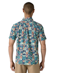 Patagonia Men's Go To Shirt Swallowtail Geo / Still Blue - Booley Galway