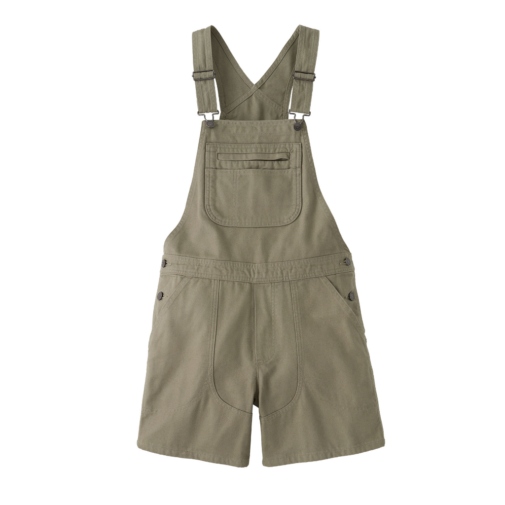 Women's Stand Up Overalls 5 in - River Rock Green