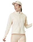 Women's Celest Full Zip Hoodie - Smoke White