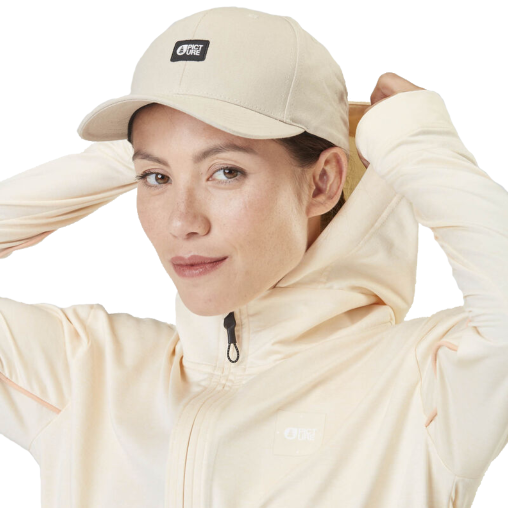 Women's Celest Full Zip Hoodie - Smoke White