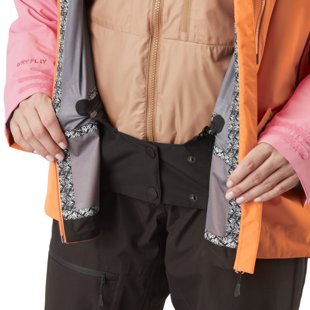 Women's Sylva 3L Jacket - Tangerine