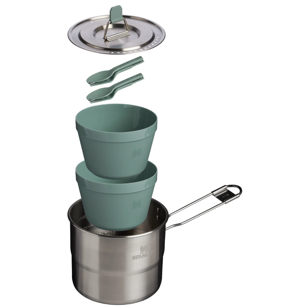Stanley The Wildfare Go Two Bowl Cookset 1.1L Shale / Charcoal - Booley Galway