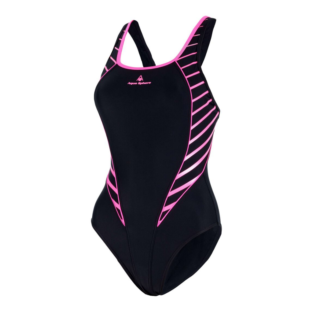 Women's Hoian Swimsuit - Black / Pink