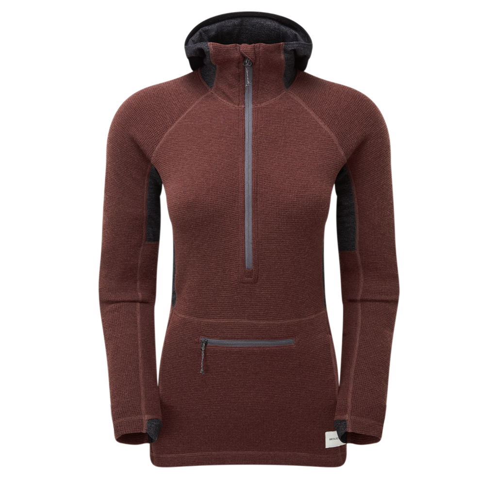 Women's Sundown 250 1/2 Zip Hoodie - Andorra / Black