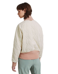 Women's TWO-Ways Reversible Bomber Jacket - Mineral / Natural