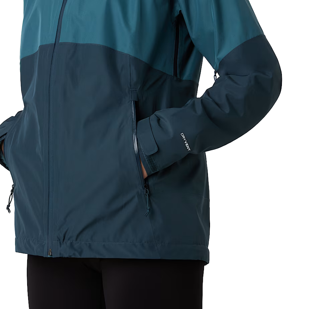 The North Face Women&#39;s Diablo Dynamic Zip-in Jacket Space / Deep Cypress - Booley Galway
