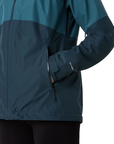 The North Face Women's Diablo Dynamic Zip-in Jacket Space / Deep Cypress - Booley Galway