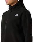 The North Face Women's Glacier 1/2 Zip Short Fleece TNF Black - Booley Galway