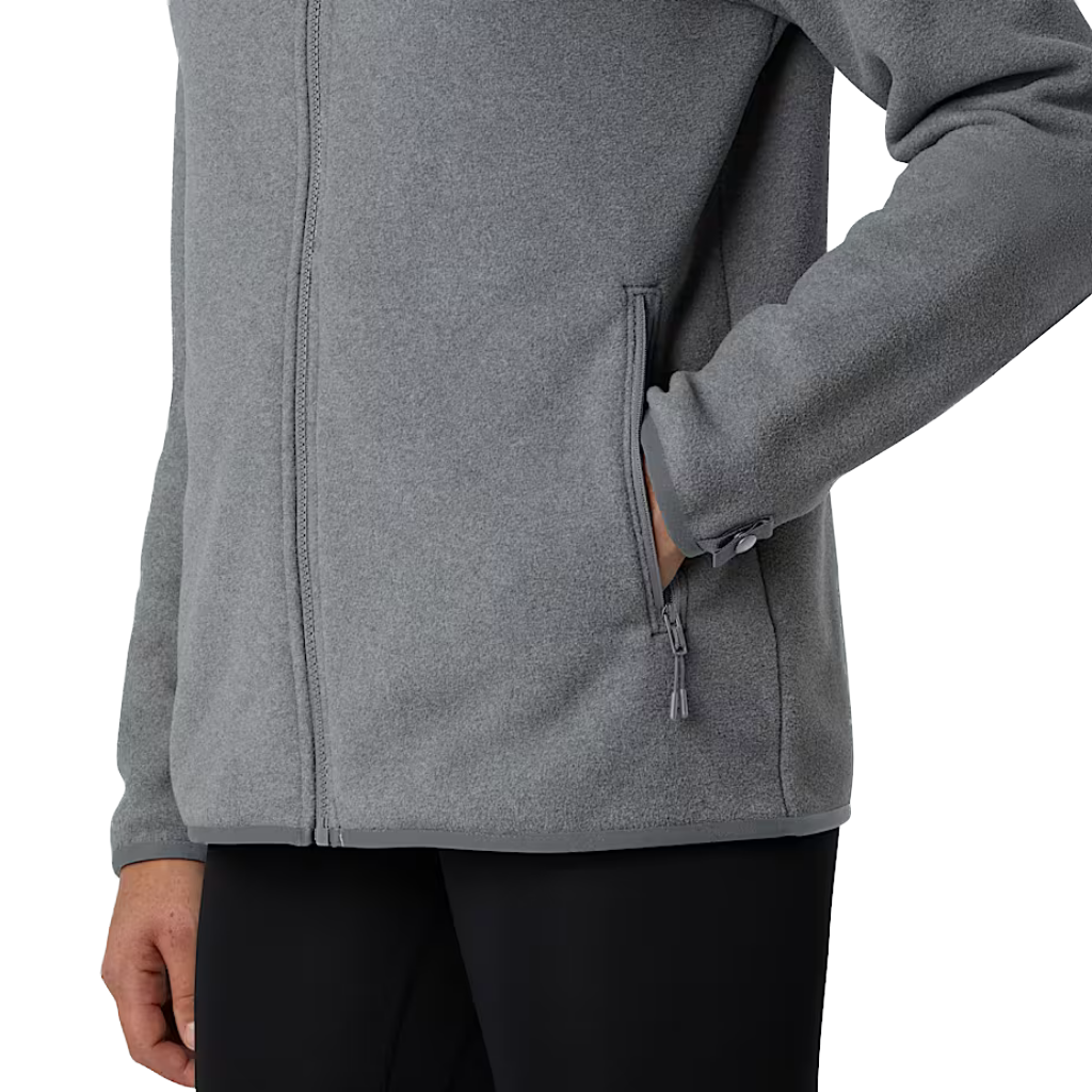 The North Face Women's Glacier Full Zip Fleece TNF Mid Grey Heather - Booley Galway