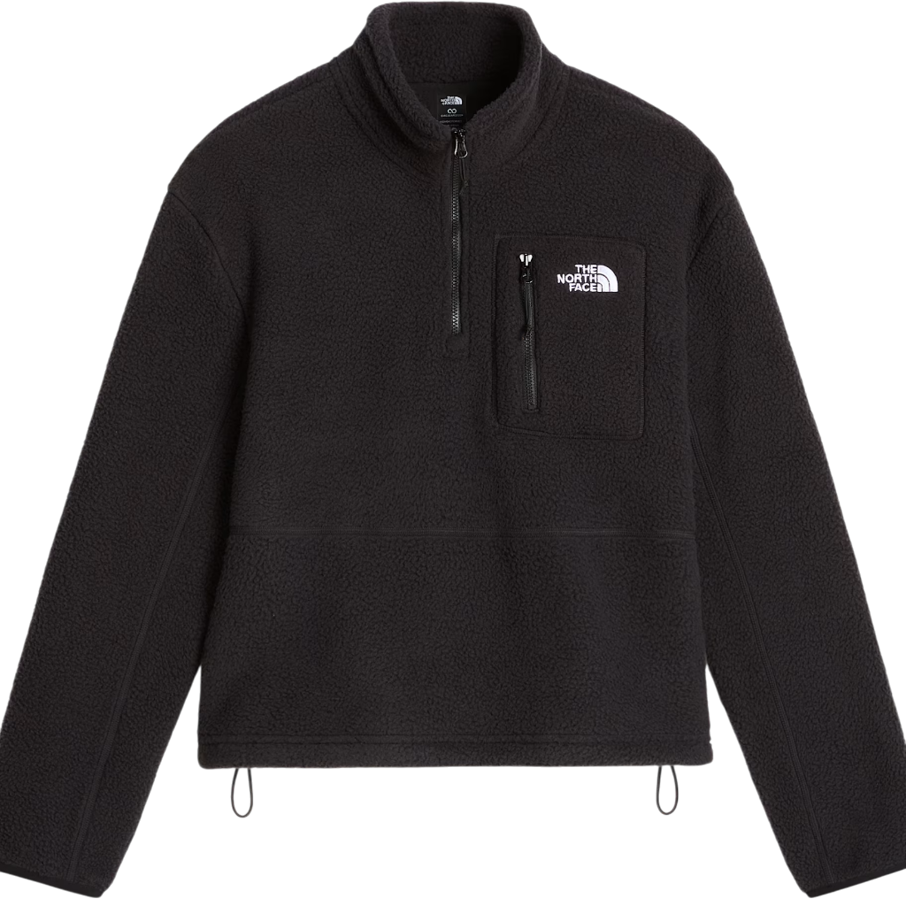 Women's Yumiori 1/4 Zip Fleece Jacket - TNF Black-TNF Black