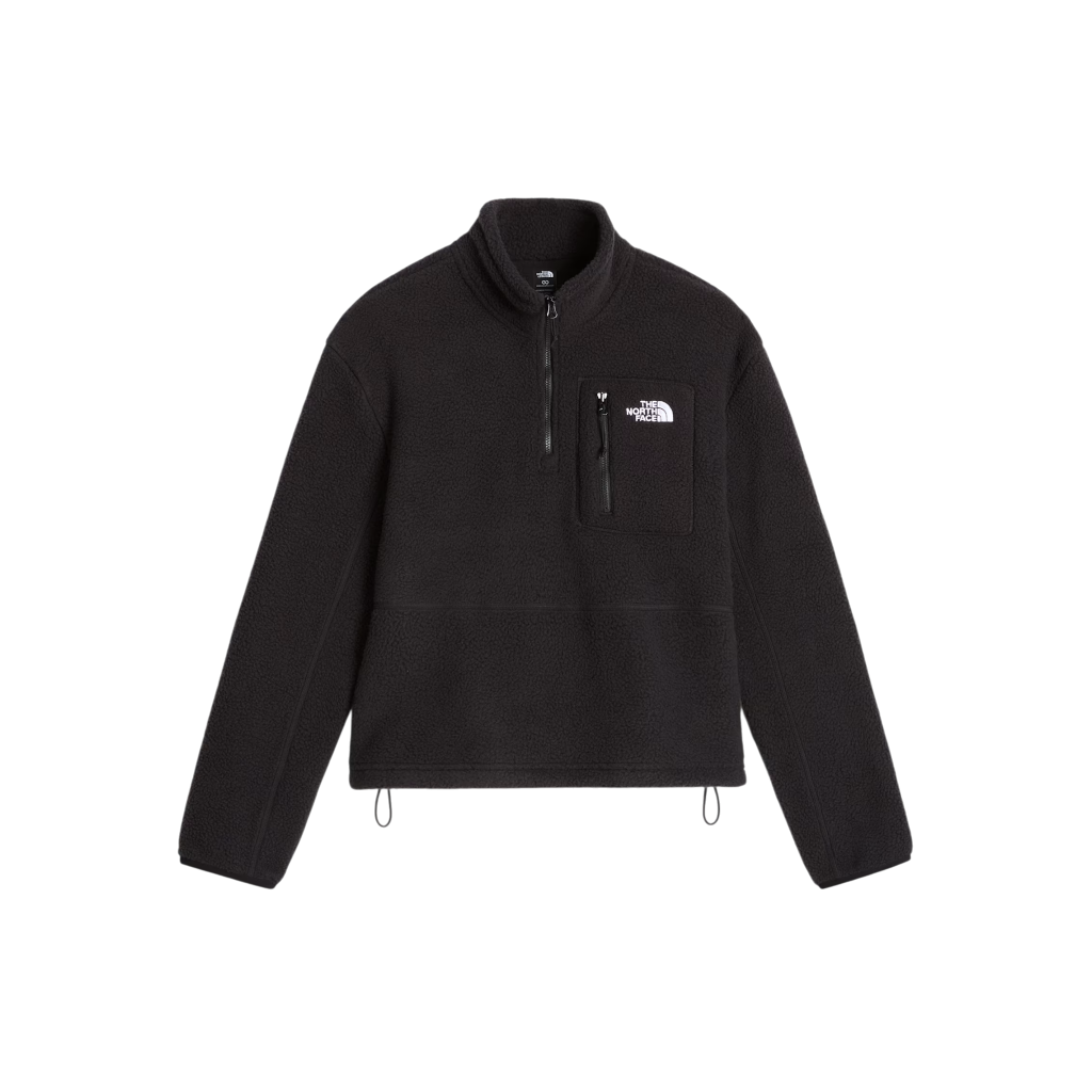 Women's Yumiori 1/4 Zip Fleece Jacket - TNF Black-TNF Black