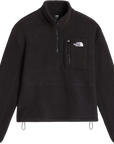 Women's Yumiori 1/4 Zip Fleece Jacket - TNF Black-TNF Black