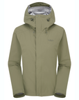 Rab Women's Firewall Waterproof Jacket Light Khaki - Booley Galway